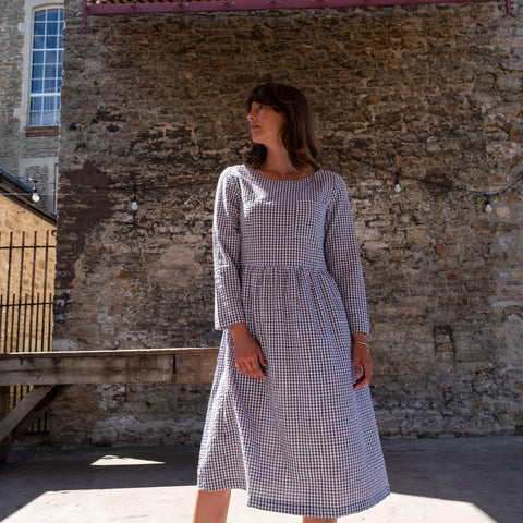 Orla Checked Day Dress - BIBICO
