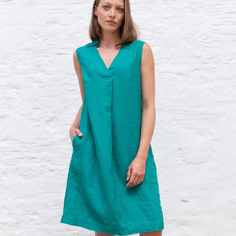 Tina Linen Sun Dress - BIBICO