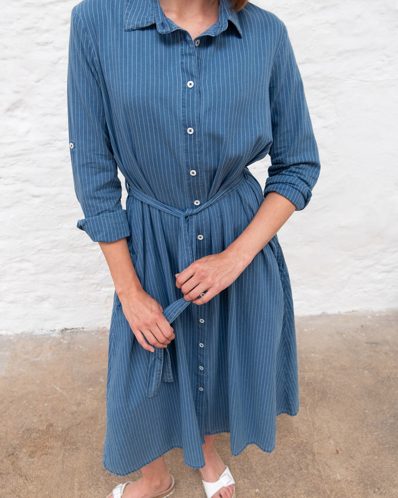 RIEKO DENIM SHIRT DRESS