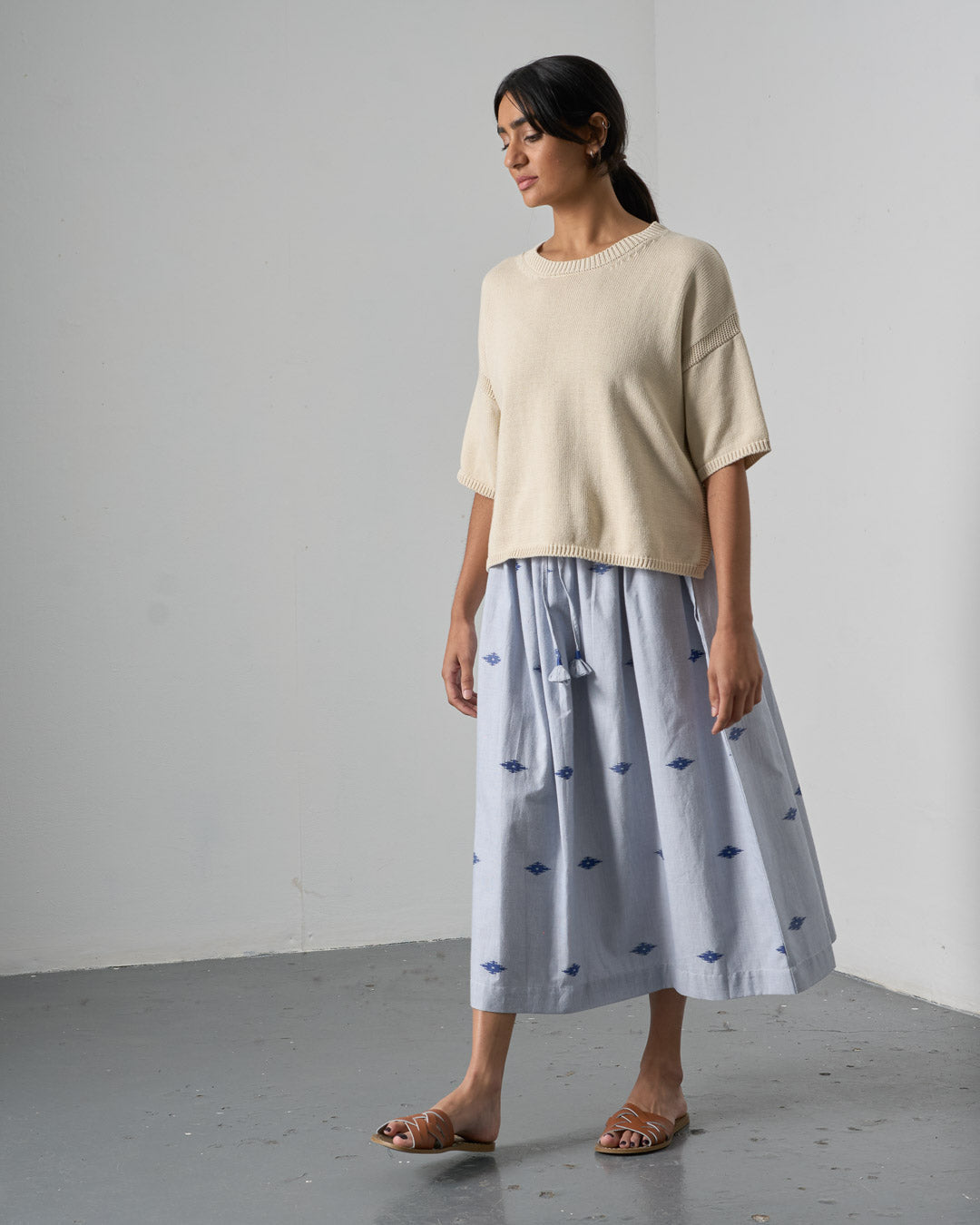 UNA MIDI SKIRT - BIBICO