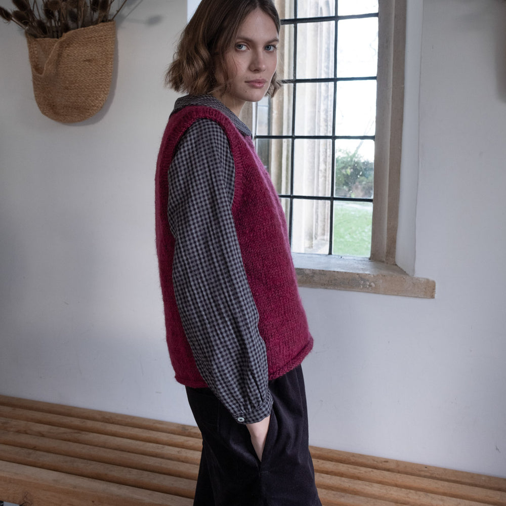 
                      
                        Heather Knitted Vest
                      
                    