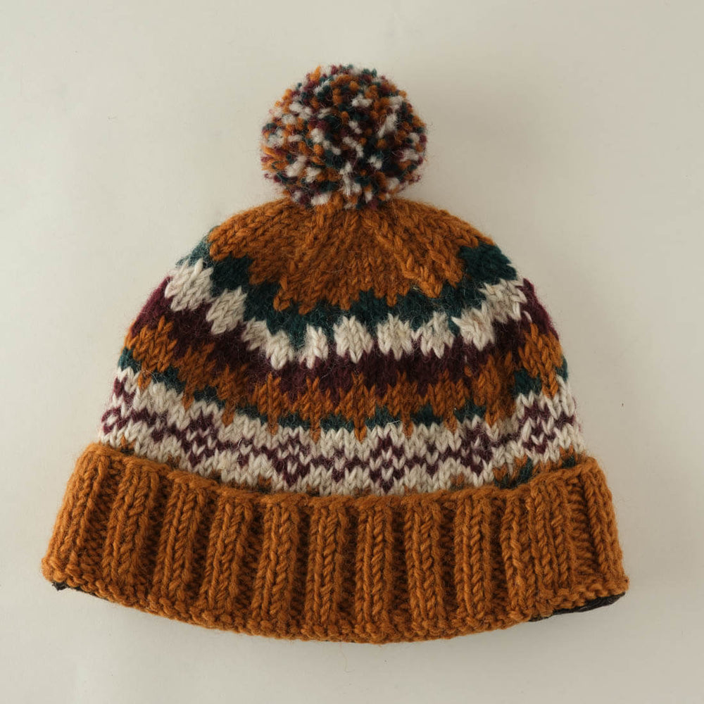 
                      
                        Astrid Fair Isle Wool Bobble Hat
                      
                    