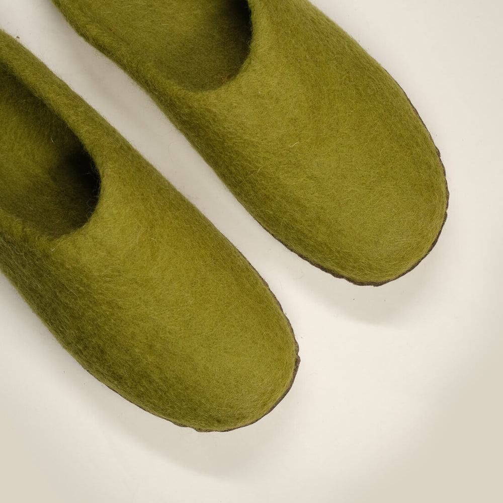 
                      
                        Greta Felted Wool Slippers
                      
                    