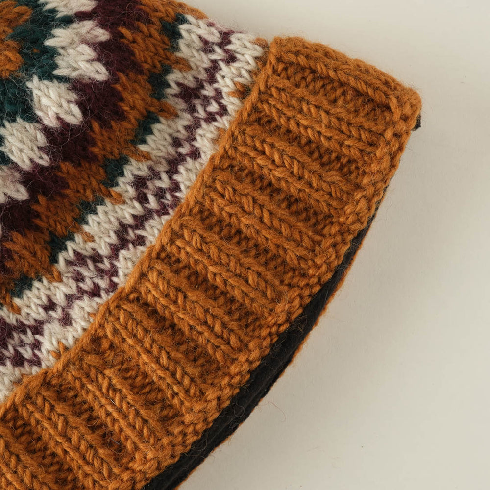 
                      
                        Nora Fair Isle Wool Bobble Hat
                      
                    