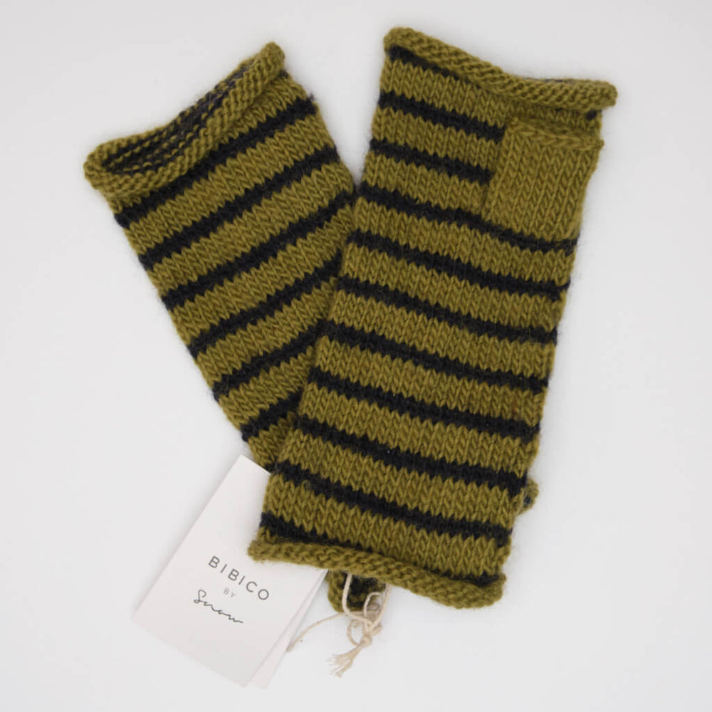 
                      
                        Anika Pistachio Striped Mittens
                      
                    