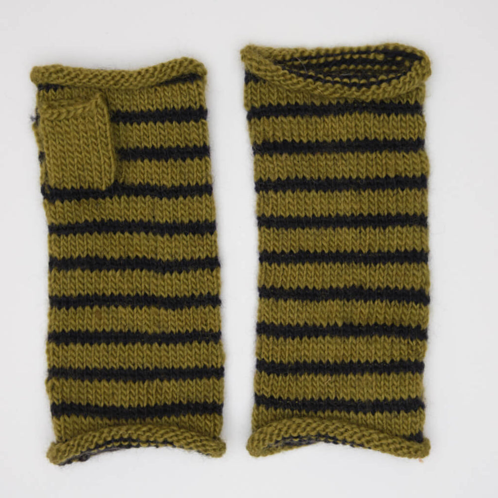 
                      
                        Anika Pistachio Striped Mittens
                      
                    