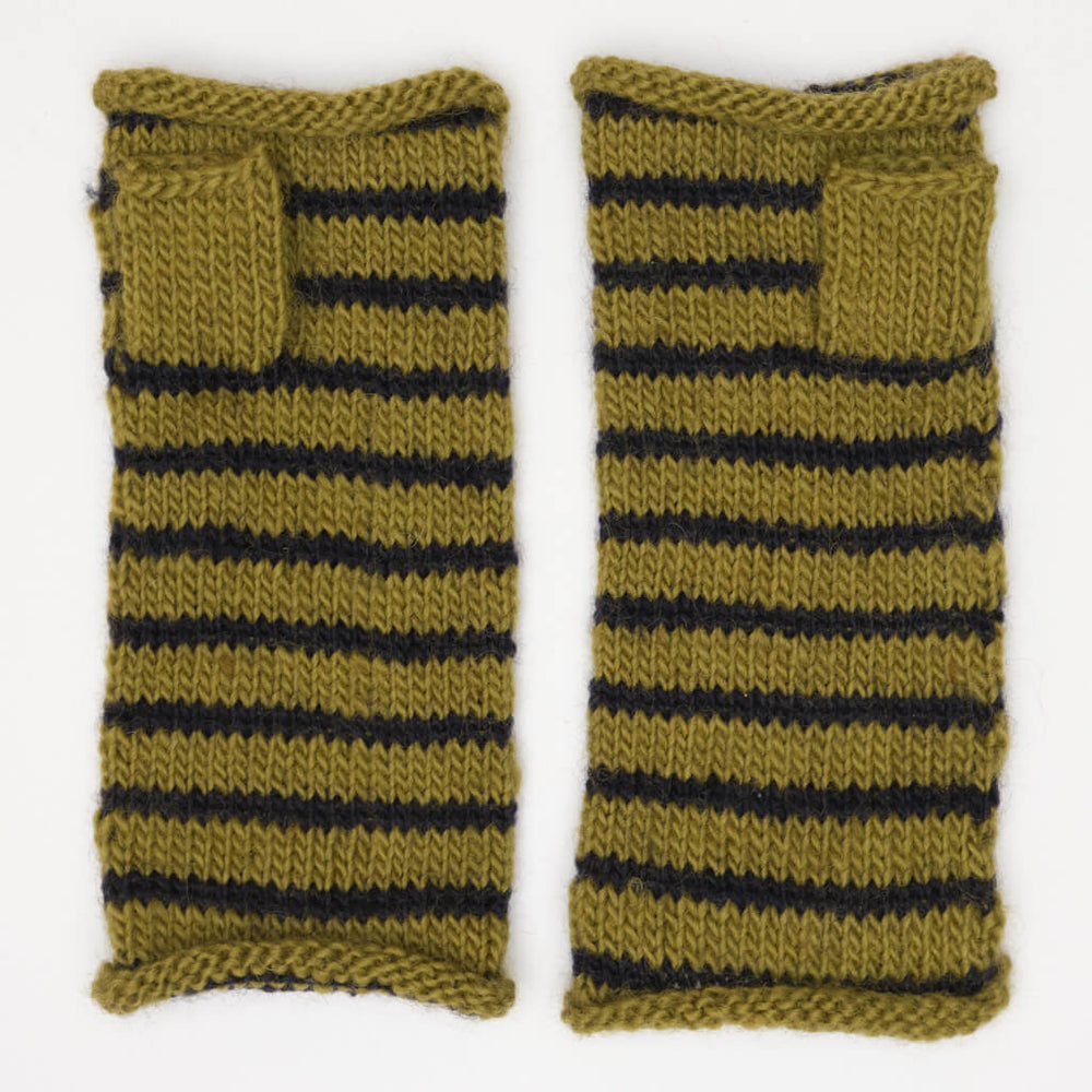 
                      
                        Anika Pistachio Striped Mittens
                      
                    