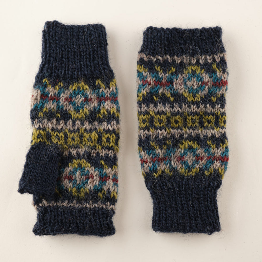 
                      
                        Lottie Lime Fingerless Mittens - BIBICO
                      
                    