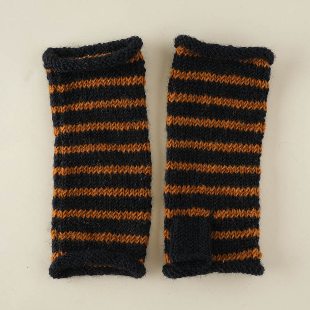 
                      
                        Anika Mustard Striped Mittens
                      
                    