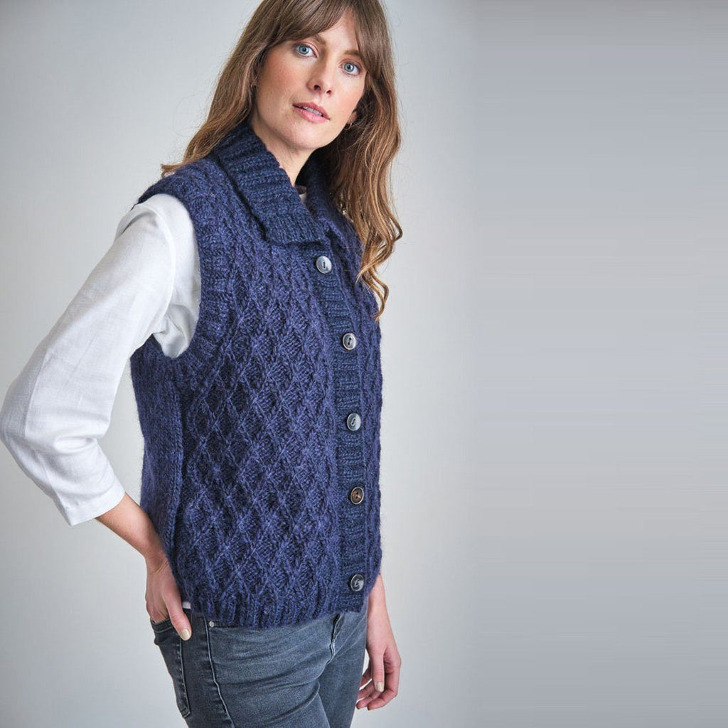 Peppa Hand Knitted Vest knitwear bibico 