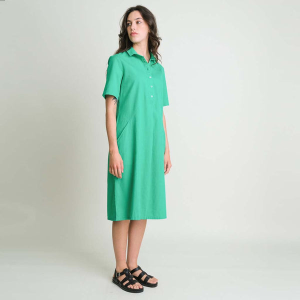 Mint Green Shirt Dress 