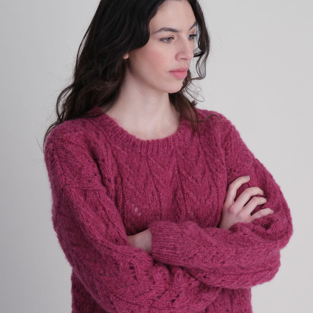 Christy Hand knitted mohair jumper